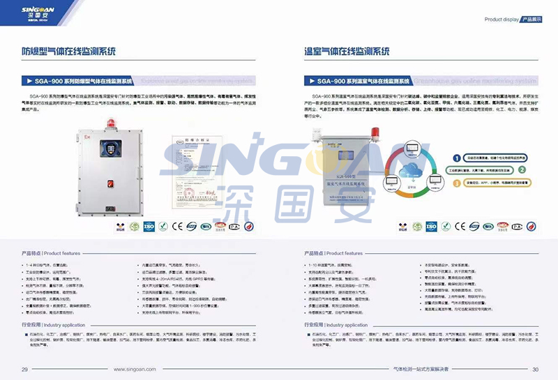 深國安2022氣體檢測(cè)儀新版畫冊(cè)