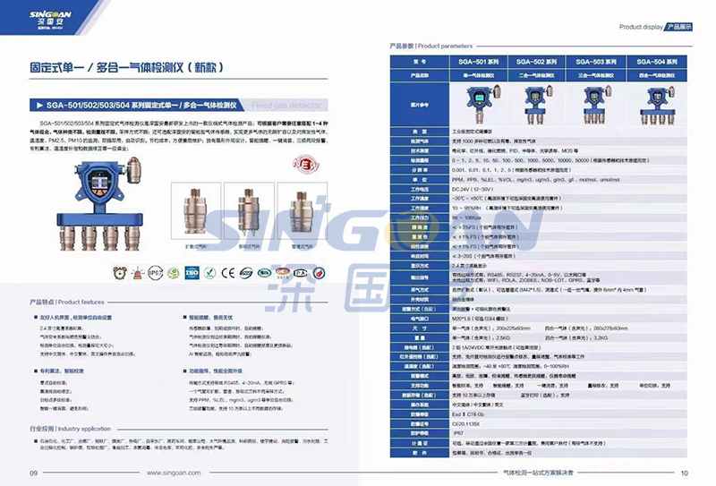 深國安2022氣體檢測(cè)儀新版畫冊(cè)