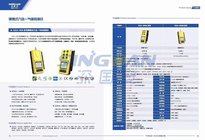深國安2022氣體檢測(cè)儀新版畫冊(cè)
